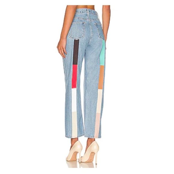 Still Here Denim - Still Here Tate High Rise Straight Crop in Vintage Blue